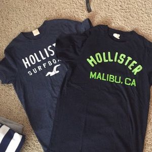 Pair of Hollister T-shirt’s